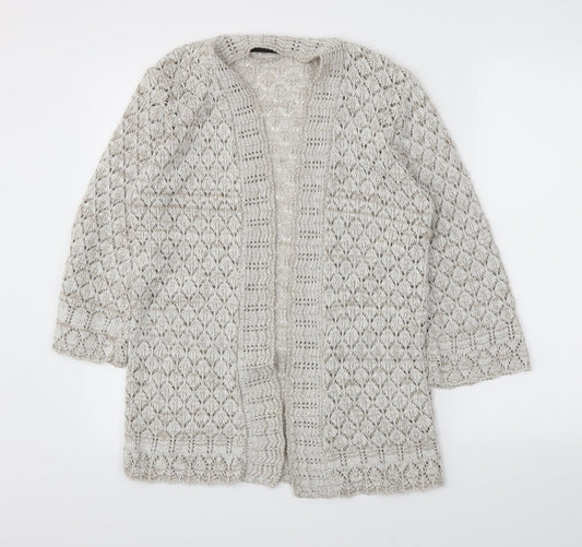 Chick Womens Beige   Cardigan Jumper Size S