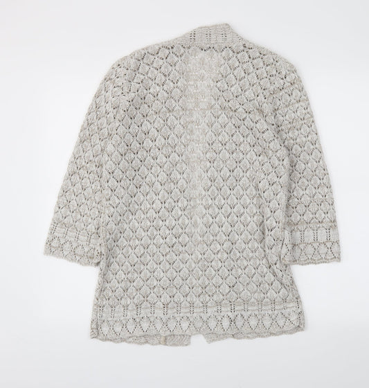 Chick Womens Beige   Cardigan Jumper Size S