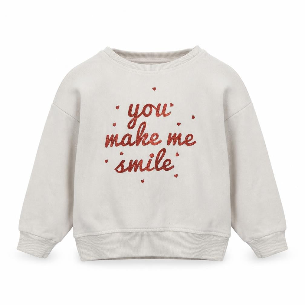 Primark Girls White   Pullover Sweatshirt Size 3-4 Years