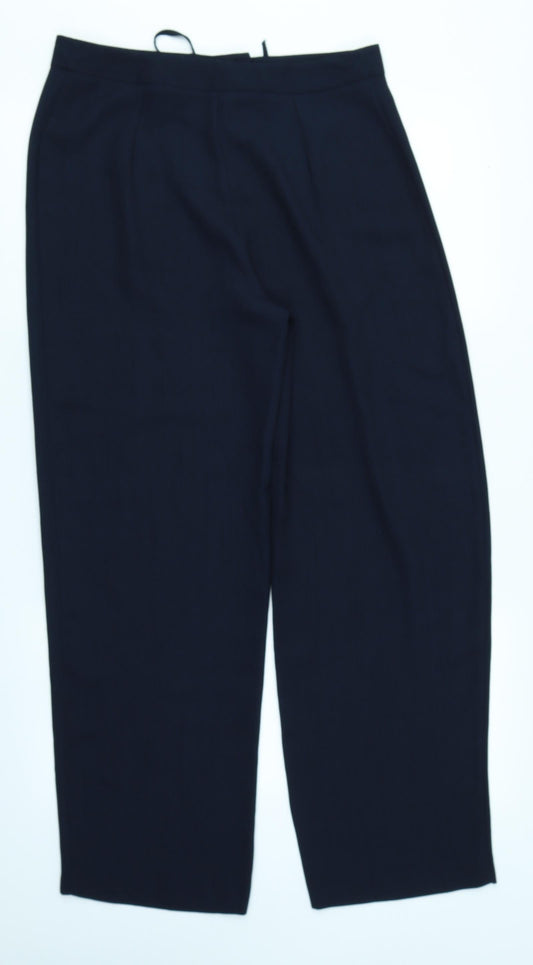Yessica Womens Blue   Trousers  Size 12 L28 in