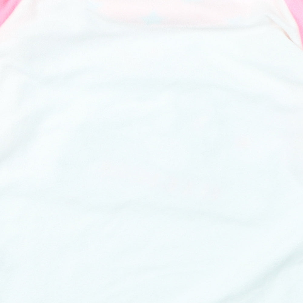 Primark Girls Pink Colourblock  Top Pyjama Top Size 7-8 Years  - Unicorn