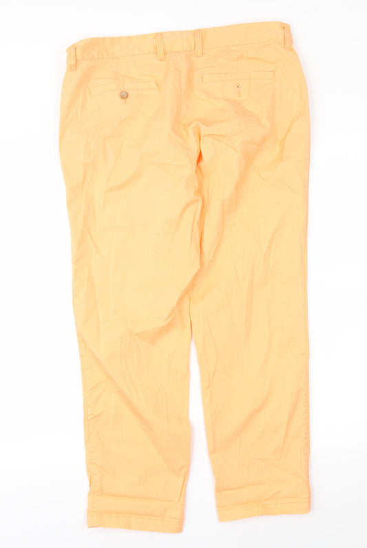 Gap Womens Orange   Chino Trousers Size 8 L28 in