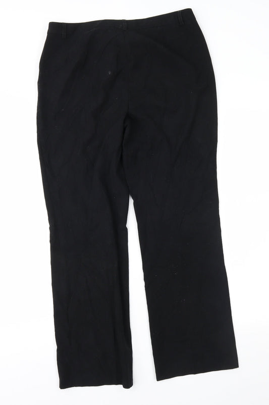 Marks and Spencer Womens Black   Trousers  Size 10 L27 in