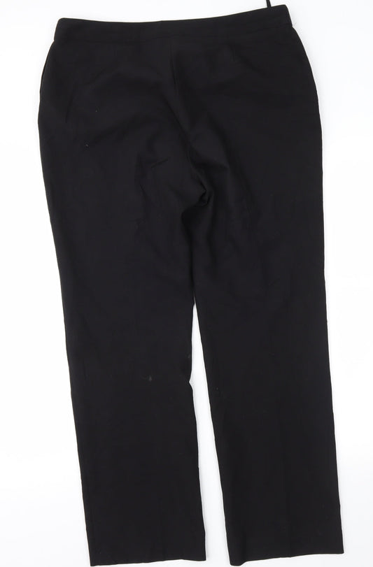 Bonmarché Womens Black   Trousers  Size 14 L28 in