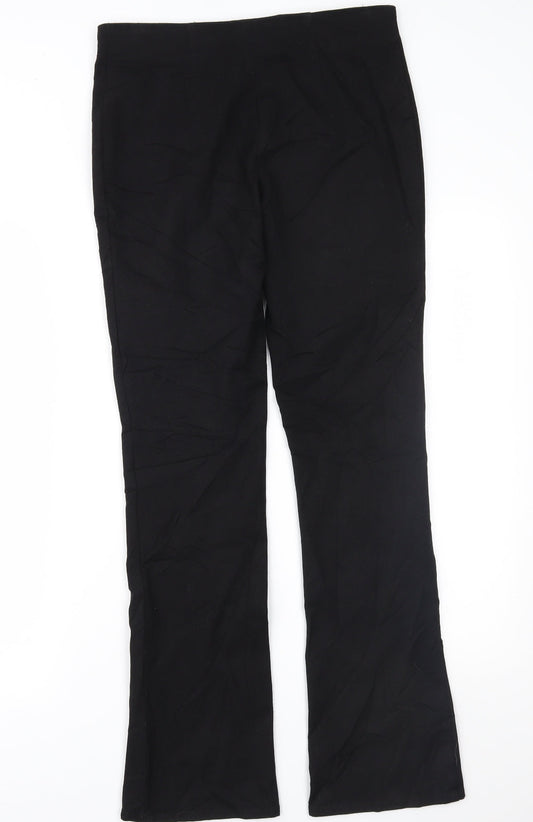 Marks and Spencer Womens Black   Trousers  Size 10 L28 in