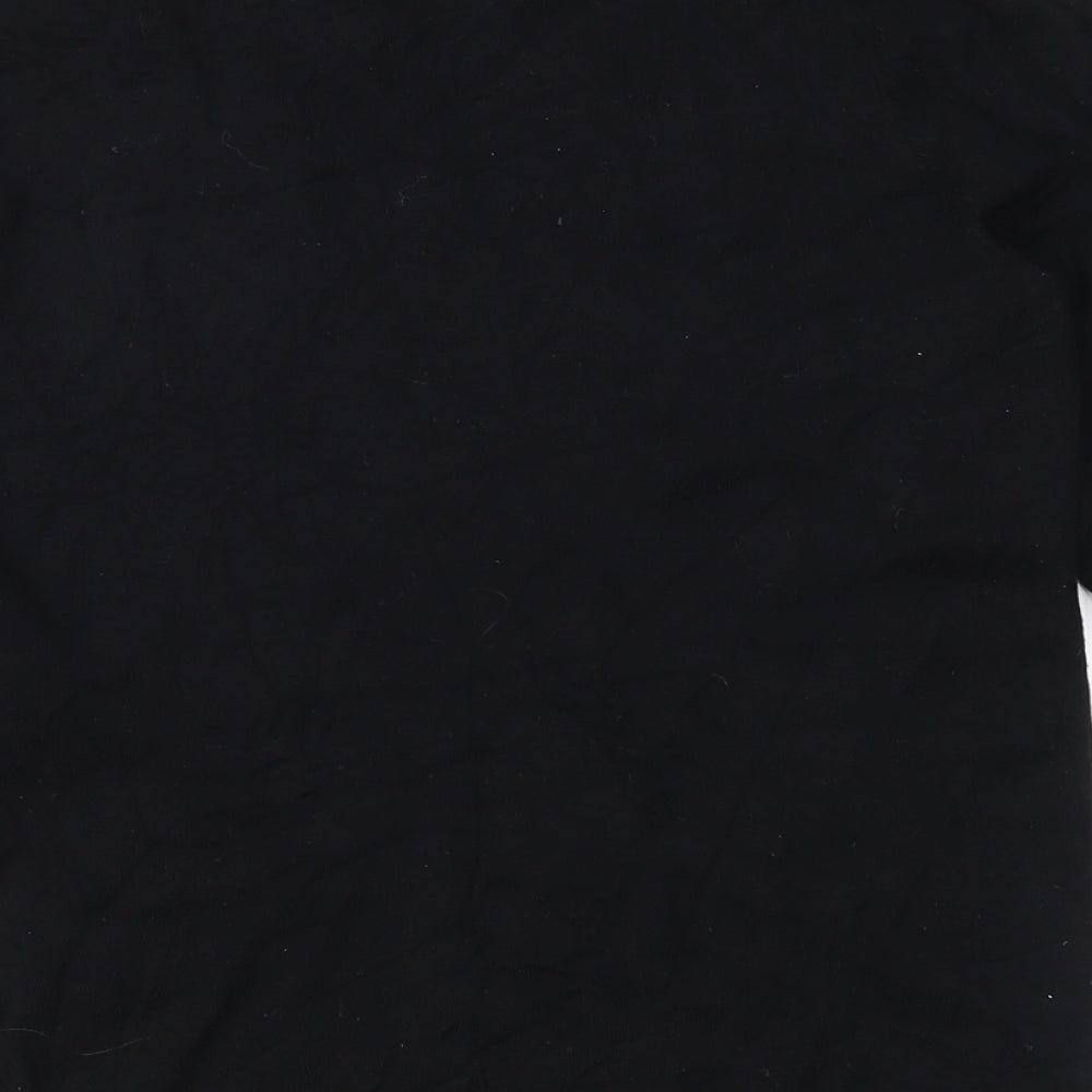 Principles Womens Black Geometric  Pullover Jumper Size 10