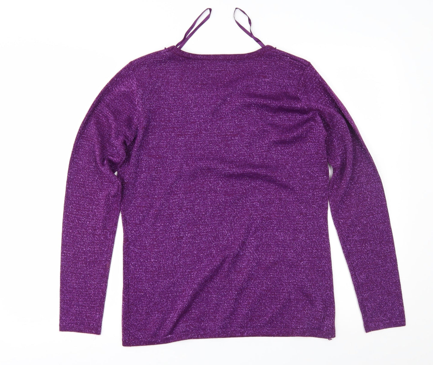 Bonmarché Womens Purple   Pullover Jumper Size XS