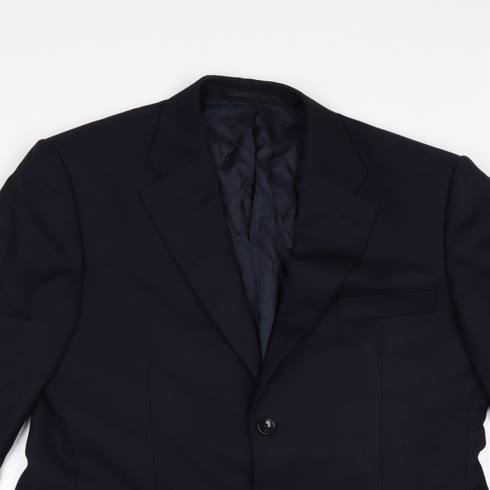 Howick Tailored Mens Blue   Jacket Suit Jacket Size 38