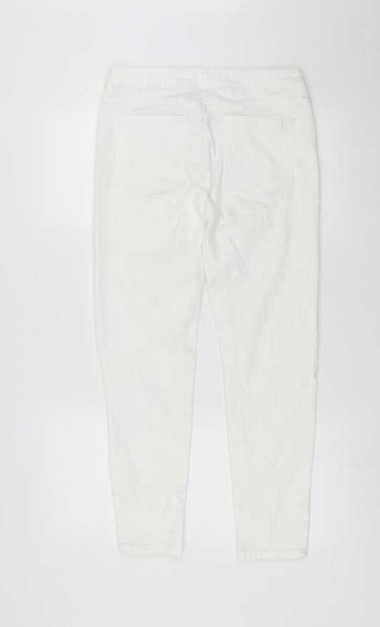 Celebrity Pink Womens White  Denim Skinny Jeans Size 29 in L26 in
