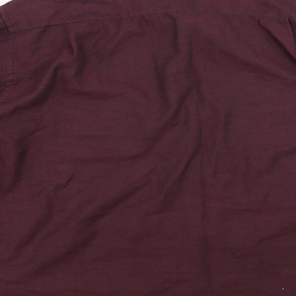Berkertex Mens Purple    Button-Up Size 16.5