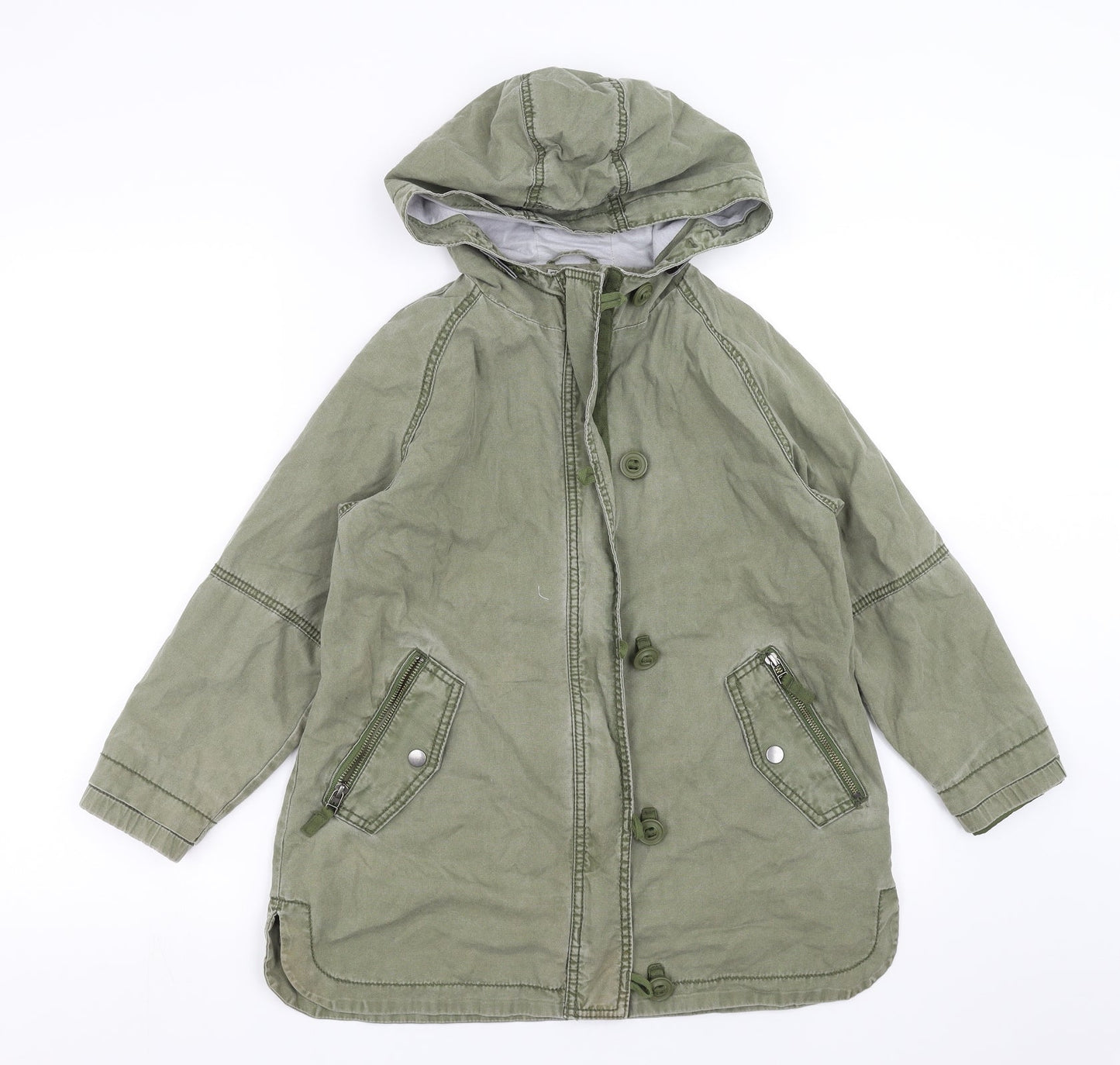 NEXT Girls Green  Denim Jacket  Size 9 Years