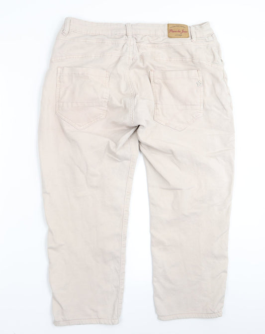 Place de jour Mens Pink   Capri Trousers Size 32 in L22 in