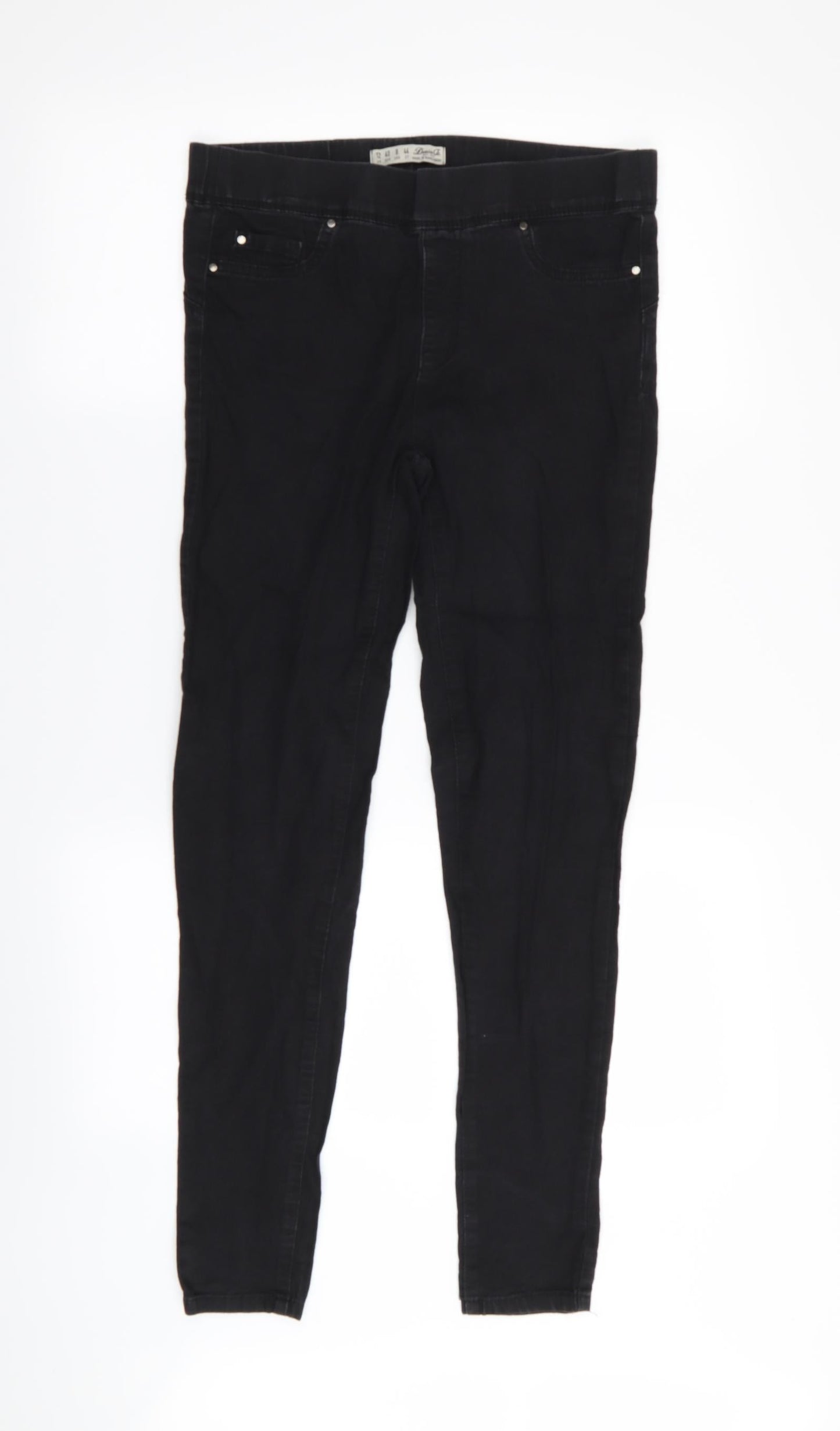 denim and co Womens Black   Jegging Leggings Size 12 L29 in
