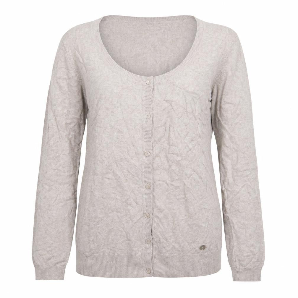Paza Italia Womens Beige   Cardigan Jumper Size S