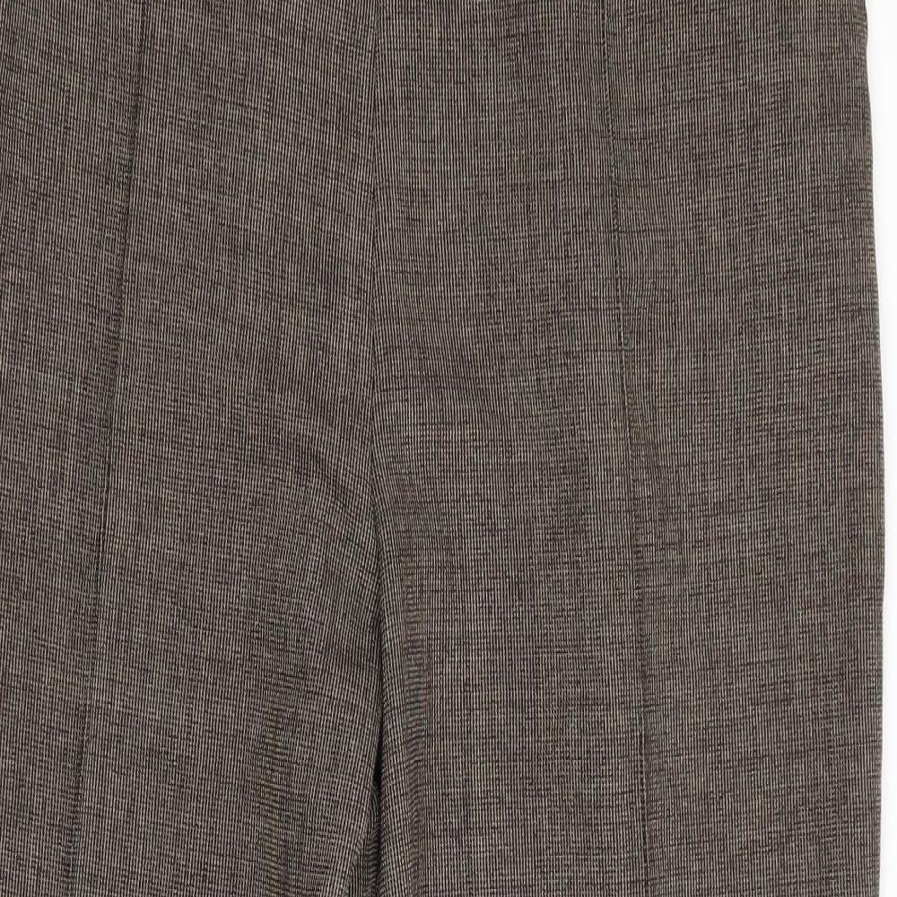 M&S Womens Brown   Trousers  Size 18 L29 in