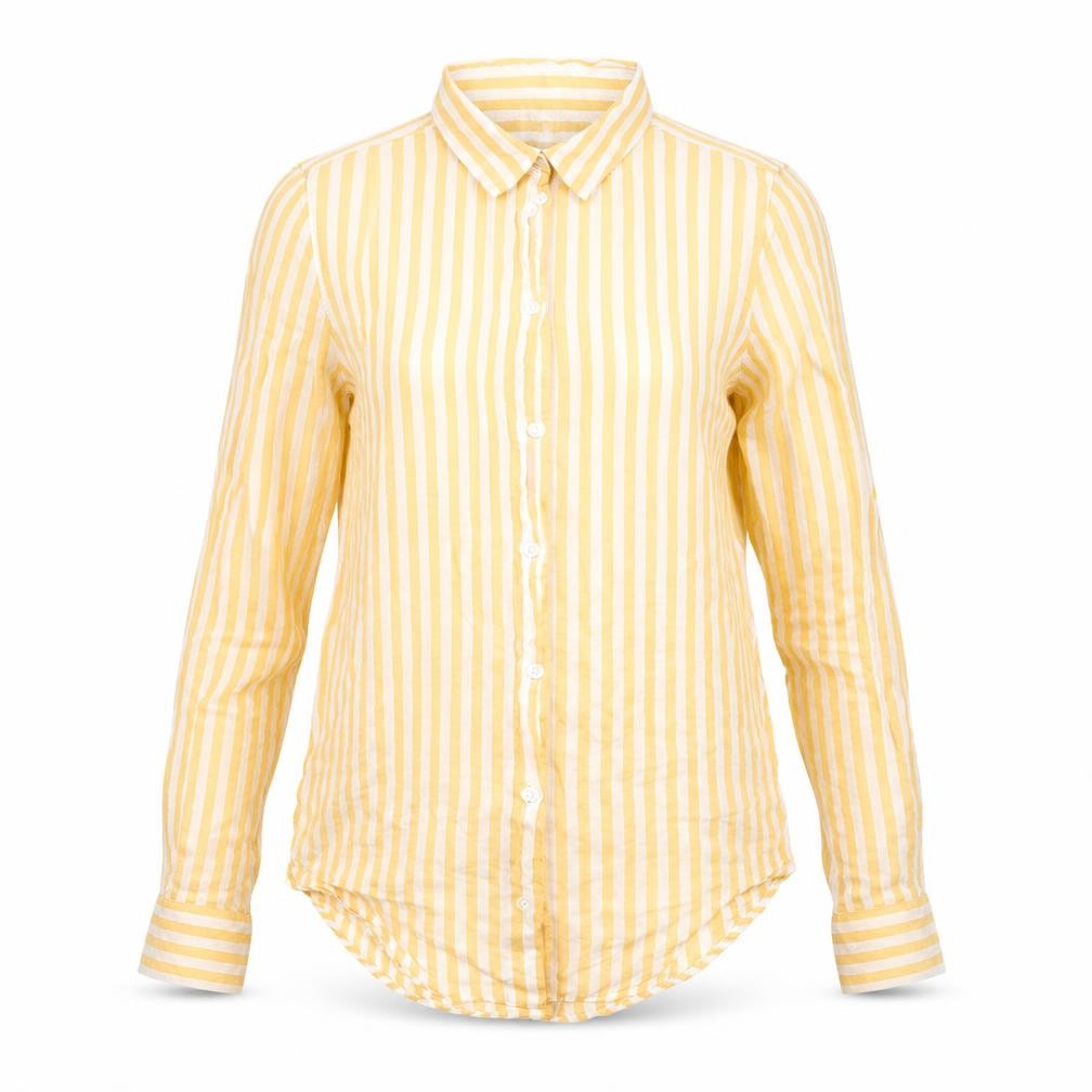 Divided by H&M Womens Multicoloured Striped  Basic Button-Up Size 4