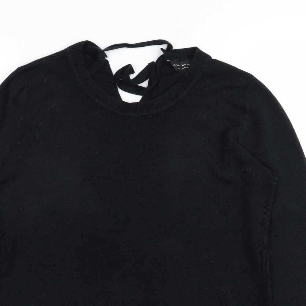 Dorothy Perkins Womens Black   Basic T-Shirt Size 12