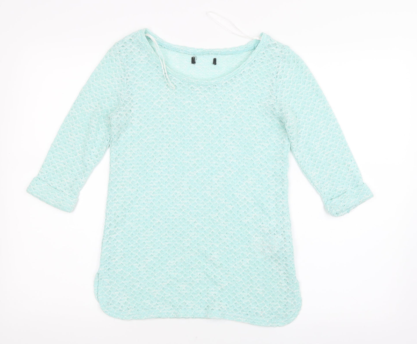 New Look Womens Green  Knit Pullover Jumper Size 8