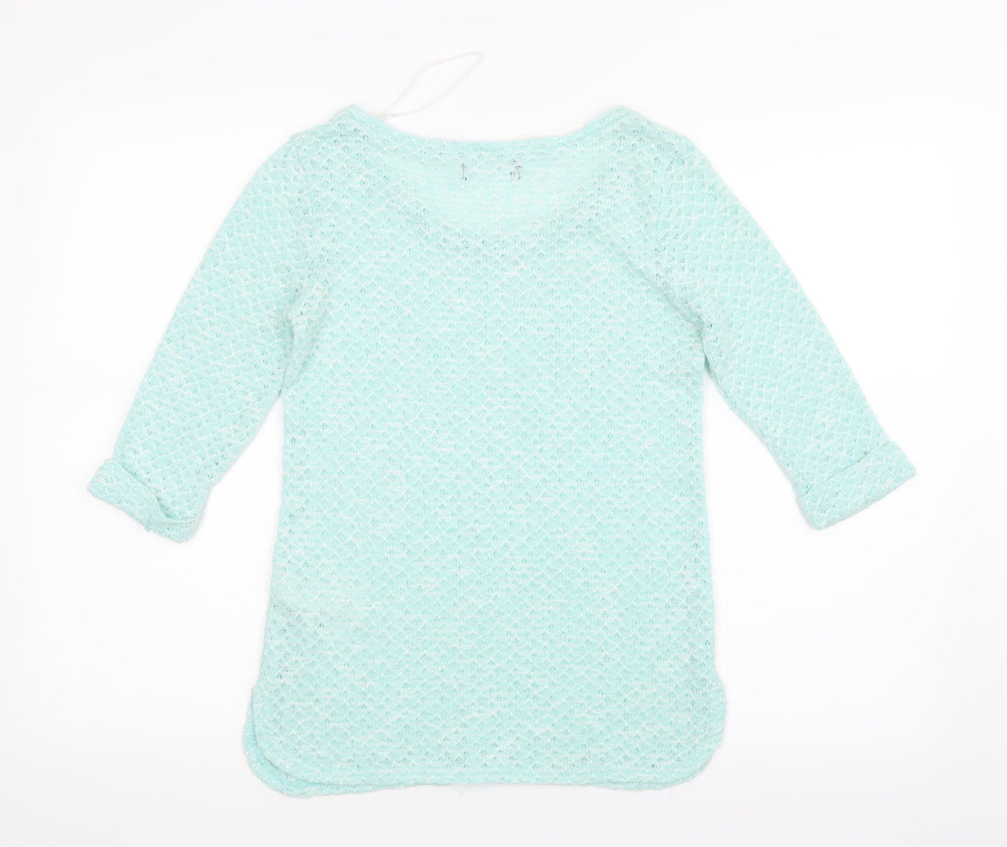 New Look Womens Green  Knit Pullover Jumper Size 8