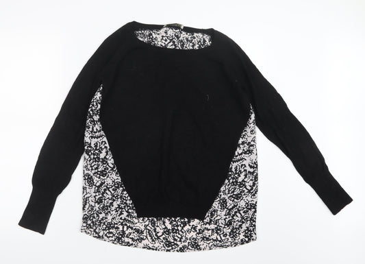 Oasis Womens Black   Basic T-Shirt Size S