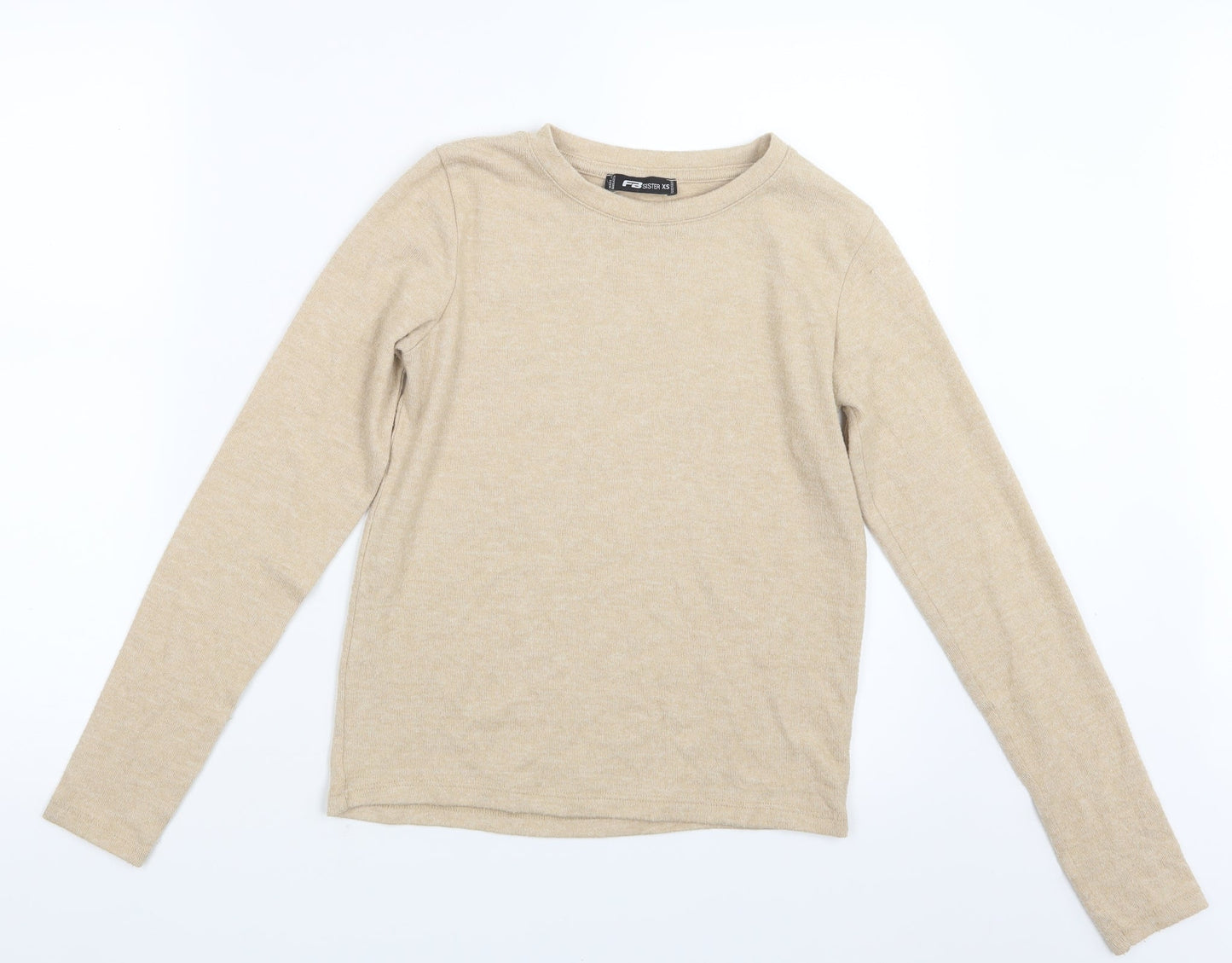 FB Sister Womens Beige   Pullover Jumper Size XS