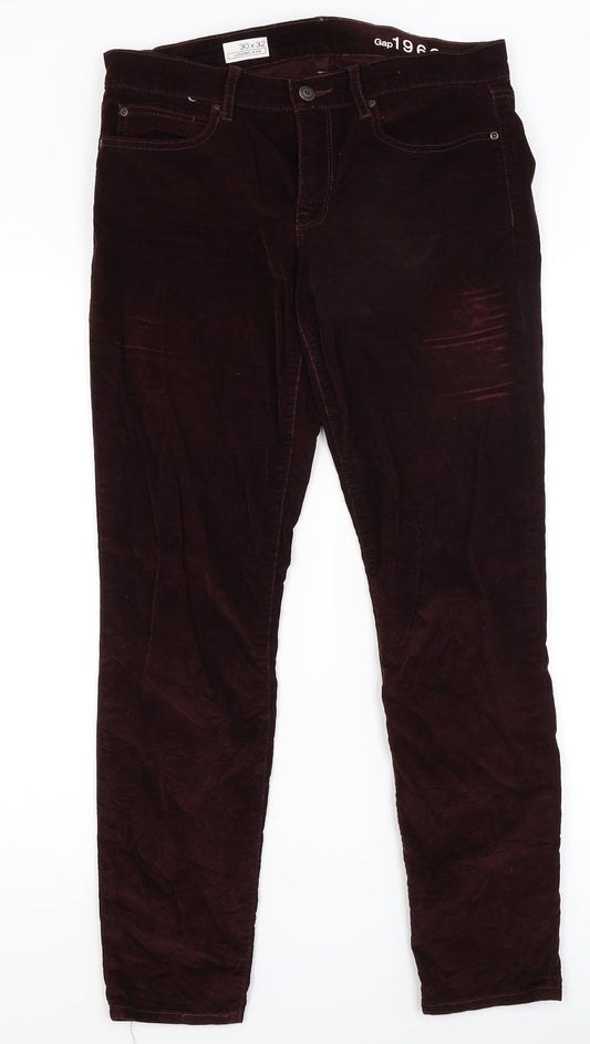 Gap Womens Red   Jegging Trousers Size 12 L28 in