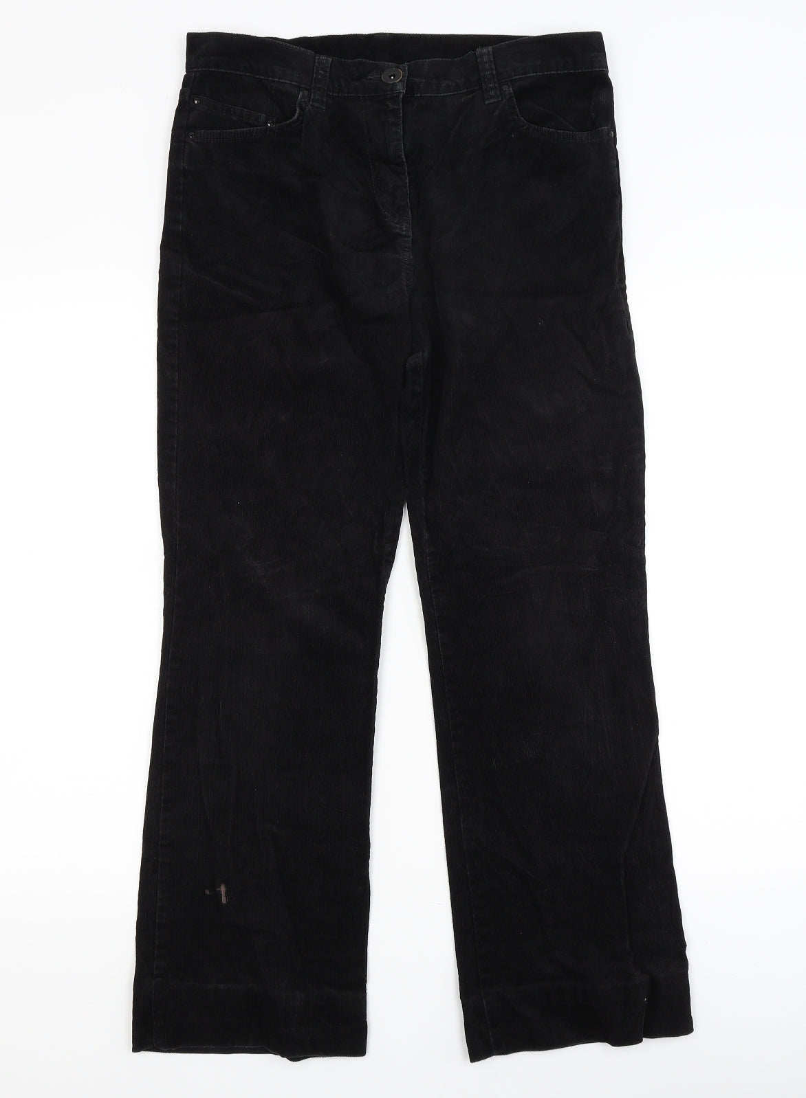 Marks and Spencer Womens Black   Trousers  Size 10 L27 in
