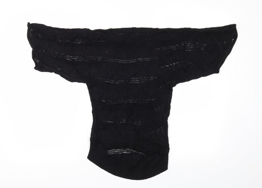 apicot Womens Black   Basic T-Shirt Size XS