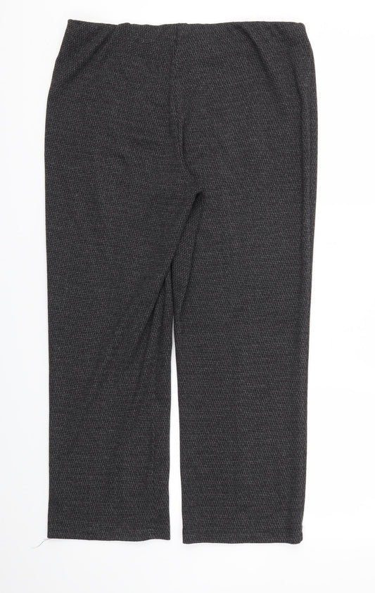 BM Womens Grey   Trousers  Size 14 L24 in