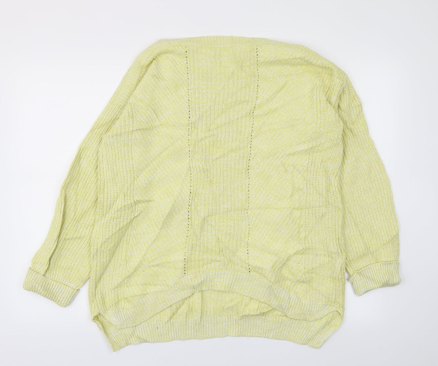 M&S Womens Yellow   Pullover Jumper Size M
