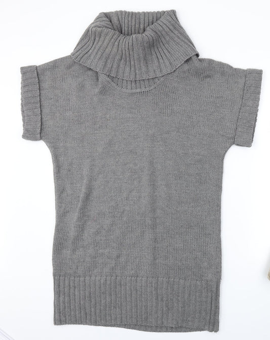 H&M Womens Grey   Jumper Dress  Size M
