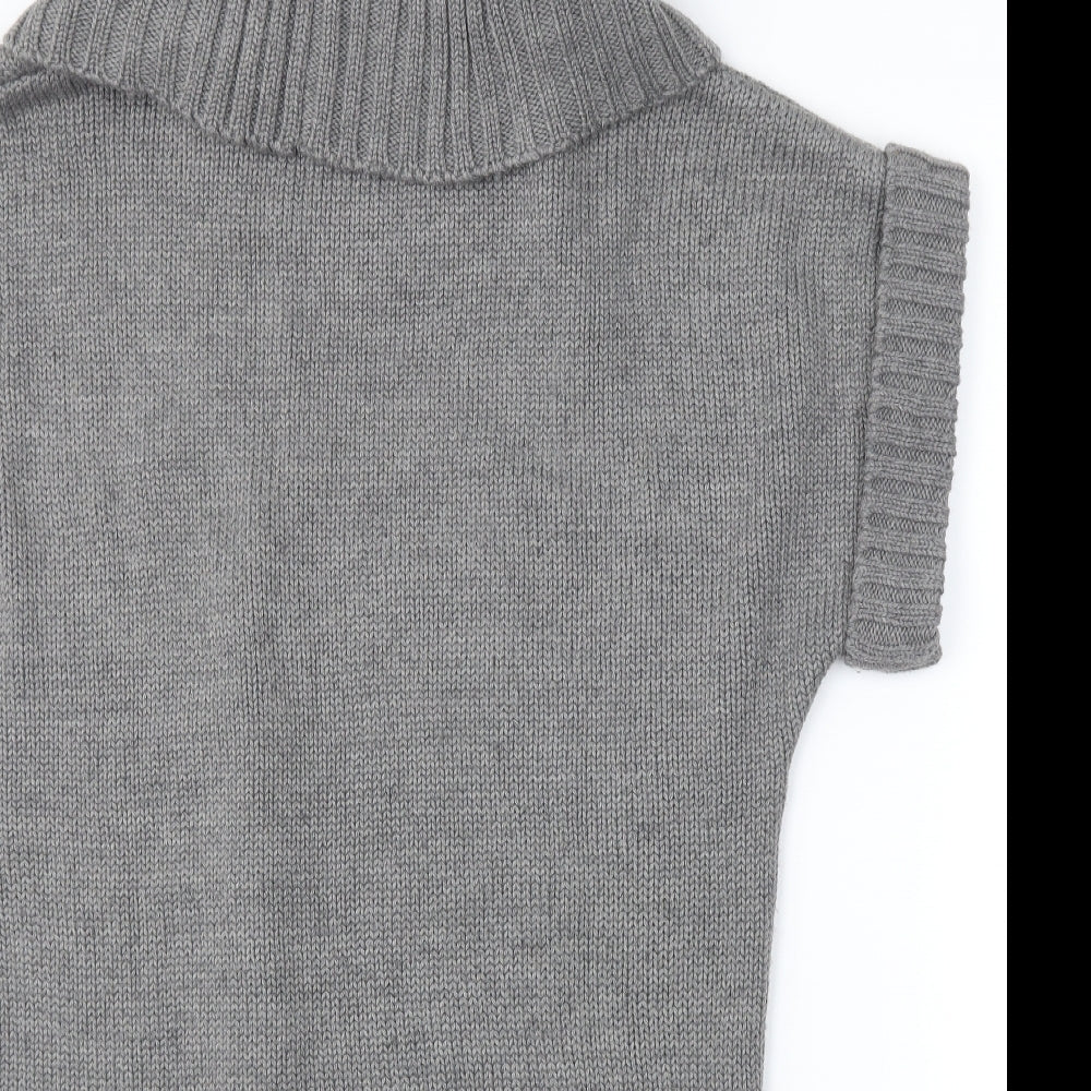 H&M Womens Grey   Jumper Dress  Size M