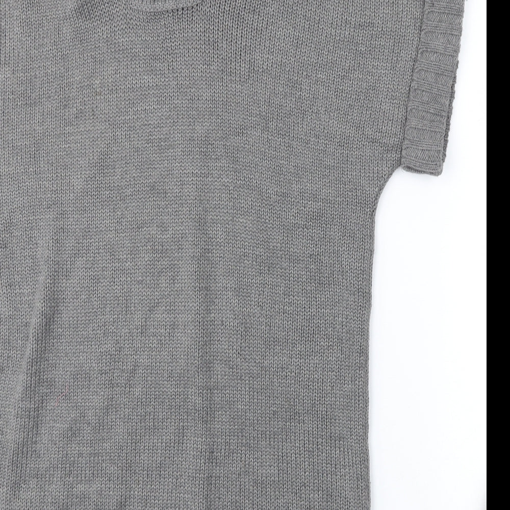 H&M Womens Grey   Jumper Dress  Size M