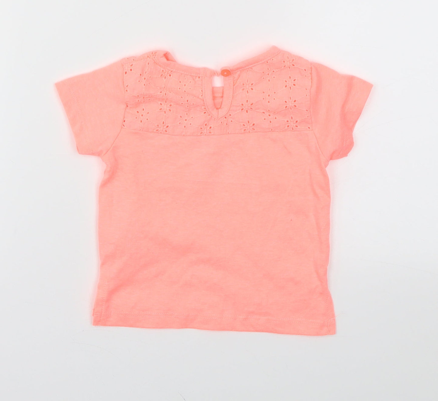 Primark Girls Pink   Basic T-Shirt Size 6-9 Months