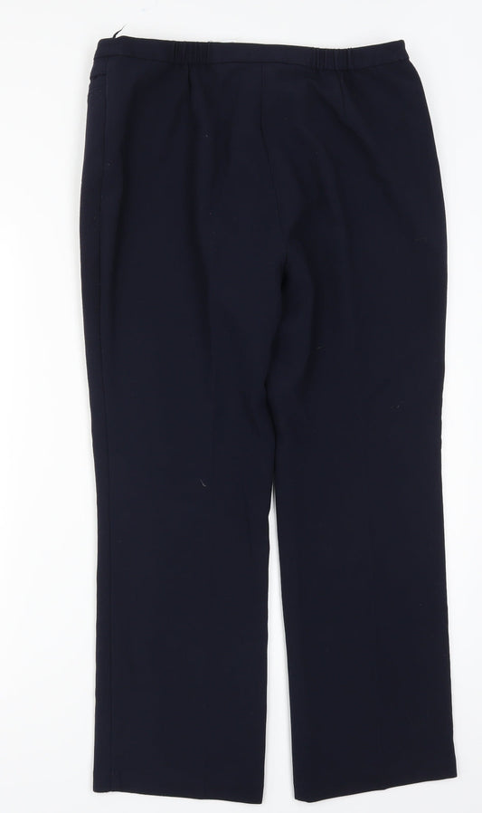 Marks and Spencer Womens Blue   Trousers  Size 14 L26 in