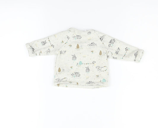 Disney Boys Grey   Pullover Jumper Size 0-3 Months