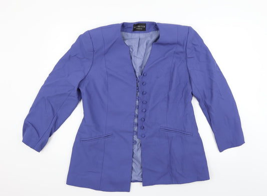 shubette Womens Blue   Jacket Coat Size 16