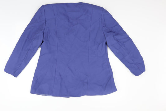 shubette Womens Blue   Jacket Coat Size 16
