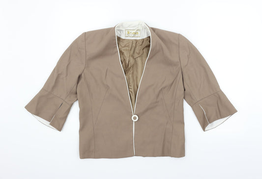 Roman Womens Beige   Jacket Blazer Size 12