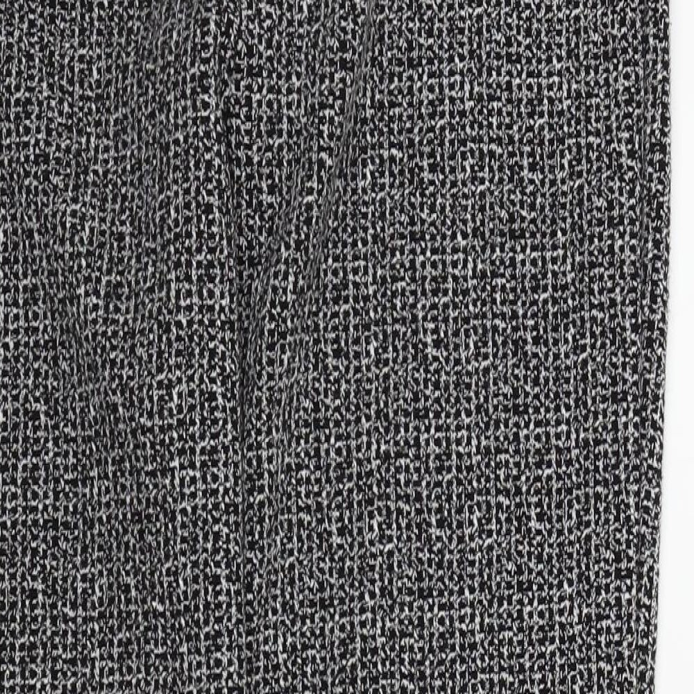 Pieces Womens Grey   Trousers  Size M L27 in - FRILL WAIST LINE