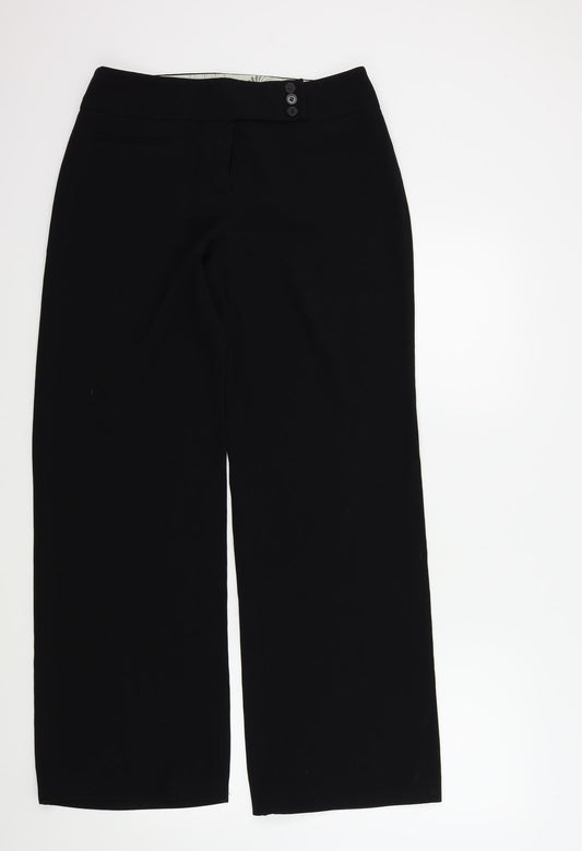 Prinsiples Womens Black   Trousers  Size 12 L30 in