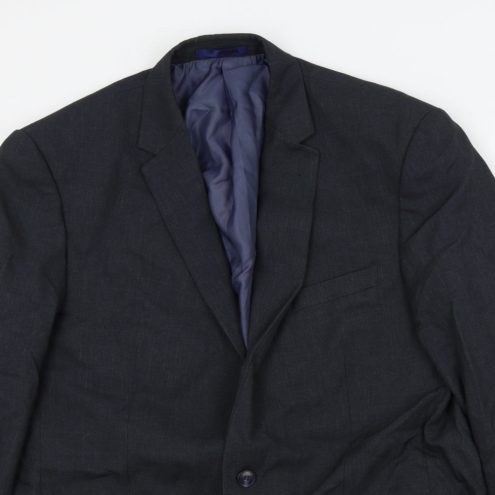 T&W Mens Grey   Jacket Blazer Size 44
