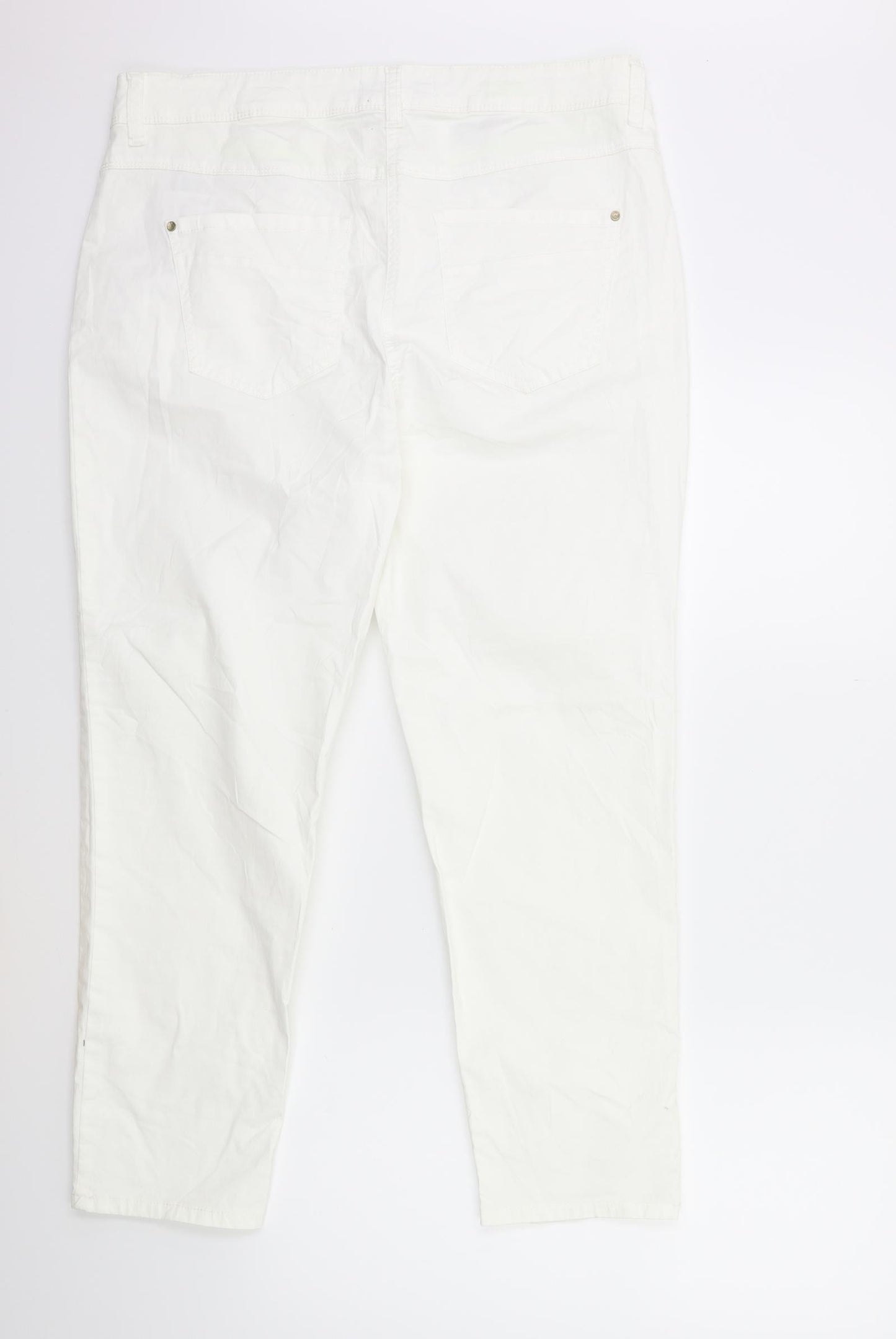 Cecil Womens White   Trousers  Size 33 in L27 in