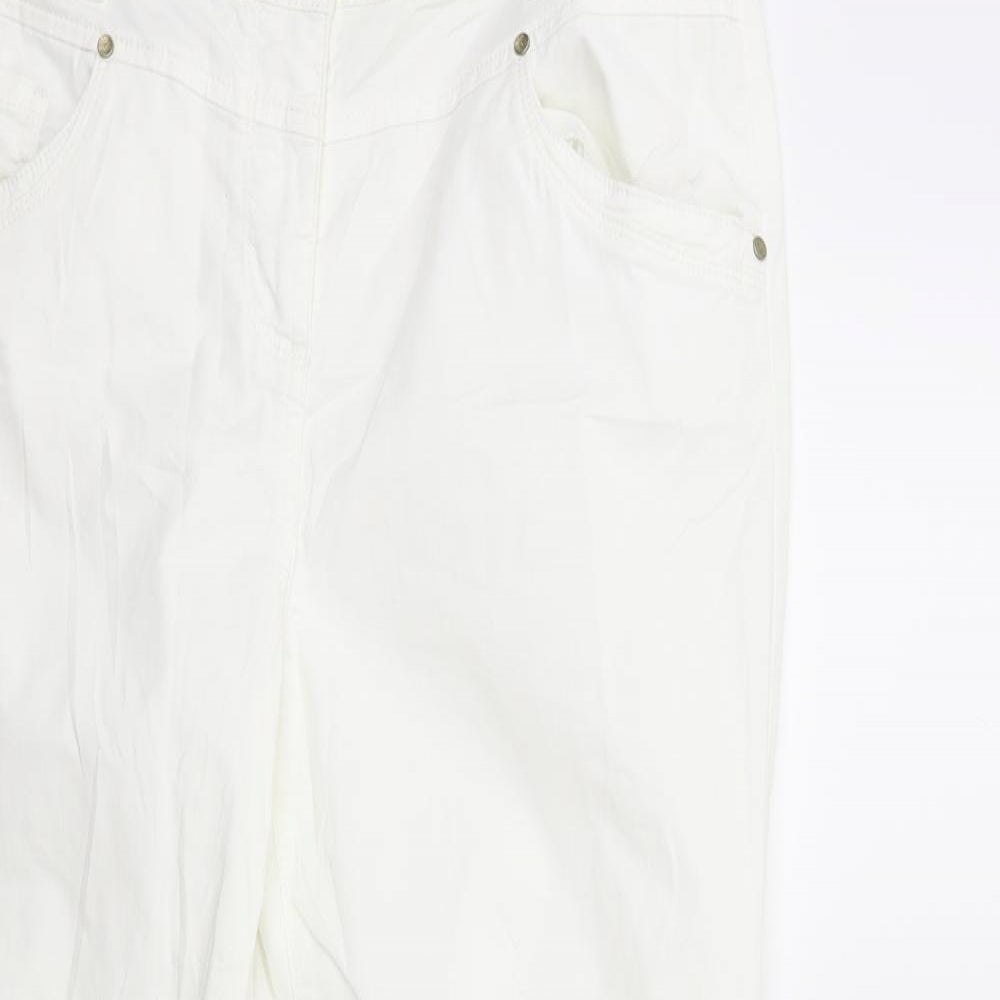 Cecil Womens White   Trousers  Size 33 in L27 in