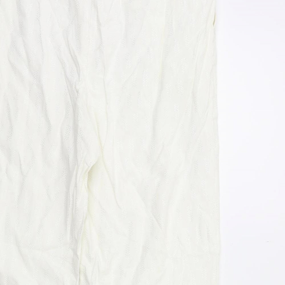 Preworn Womens White   Trousers  Size 30 in L29 in