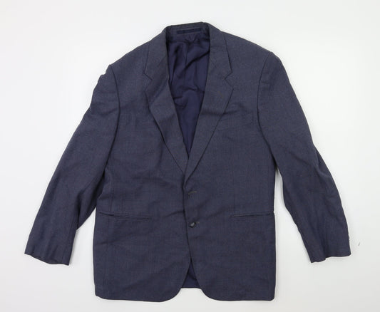 ST MICHAEL Mens Blue   Jacket Suit Jacket Size 42
