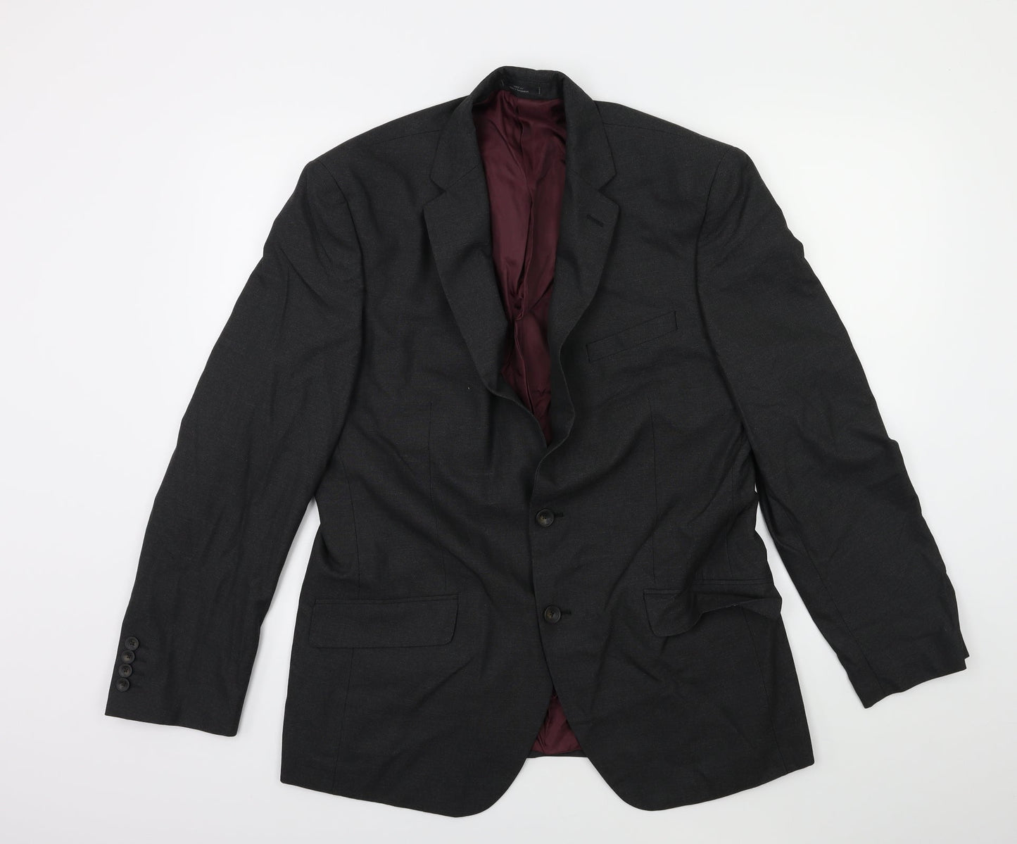 Marks and Spencer Mens Grey   Jacket Suit Jacket Size 40