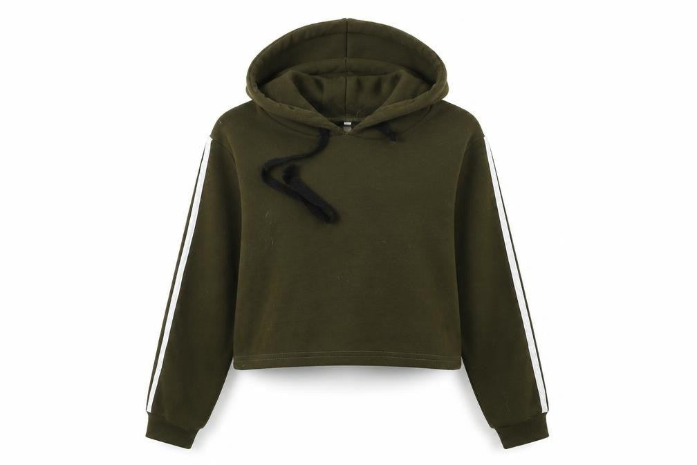 Womens Green   Pullover Hoodie Size M