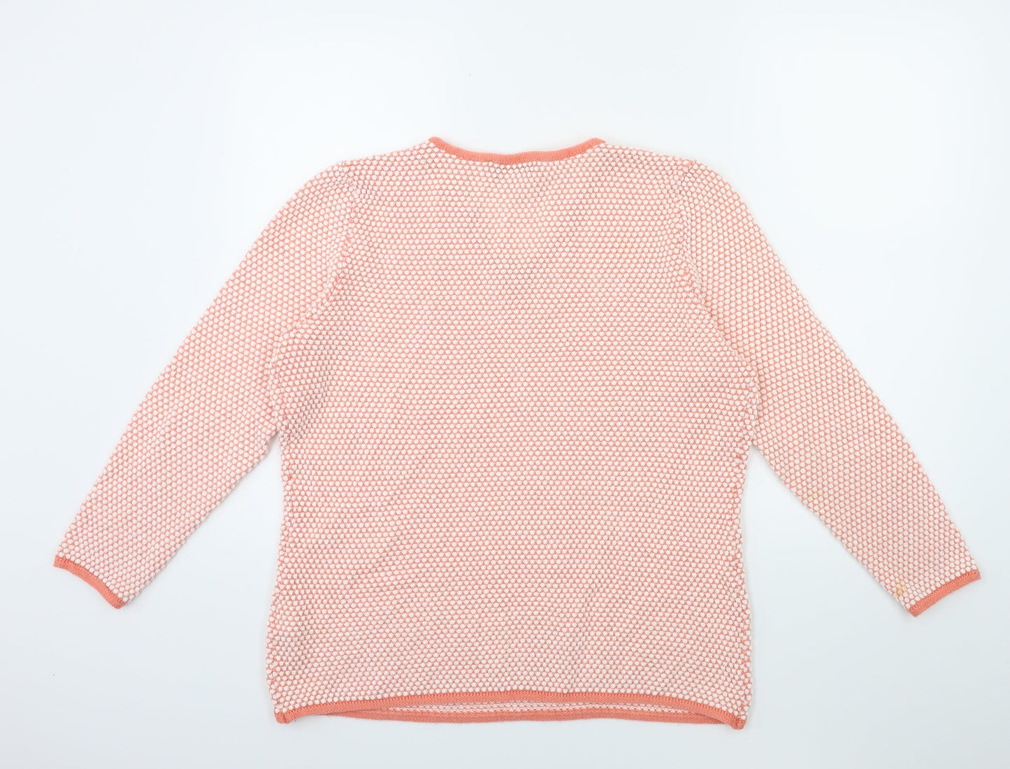 Collections Womens Orange  Knit Pullover Jumper Size 20