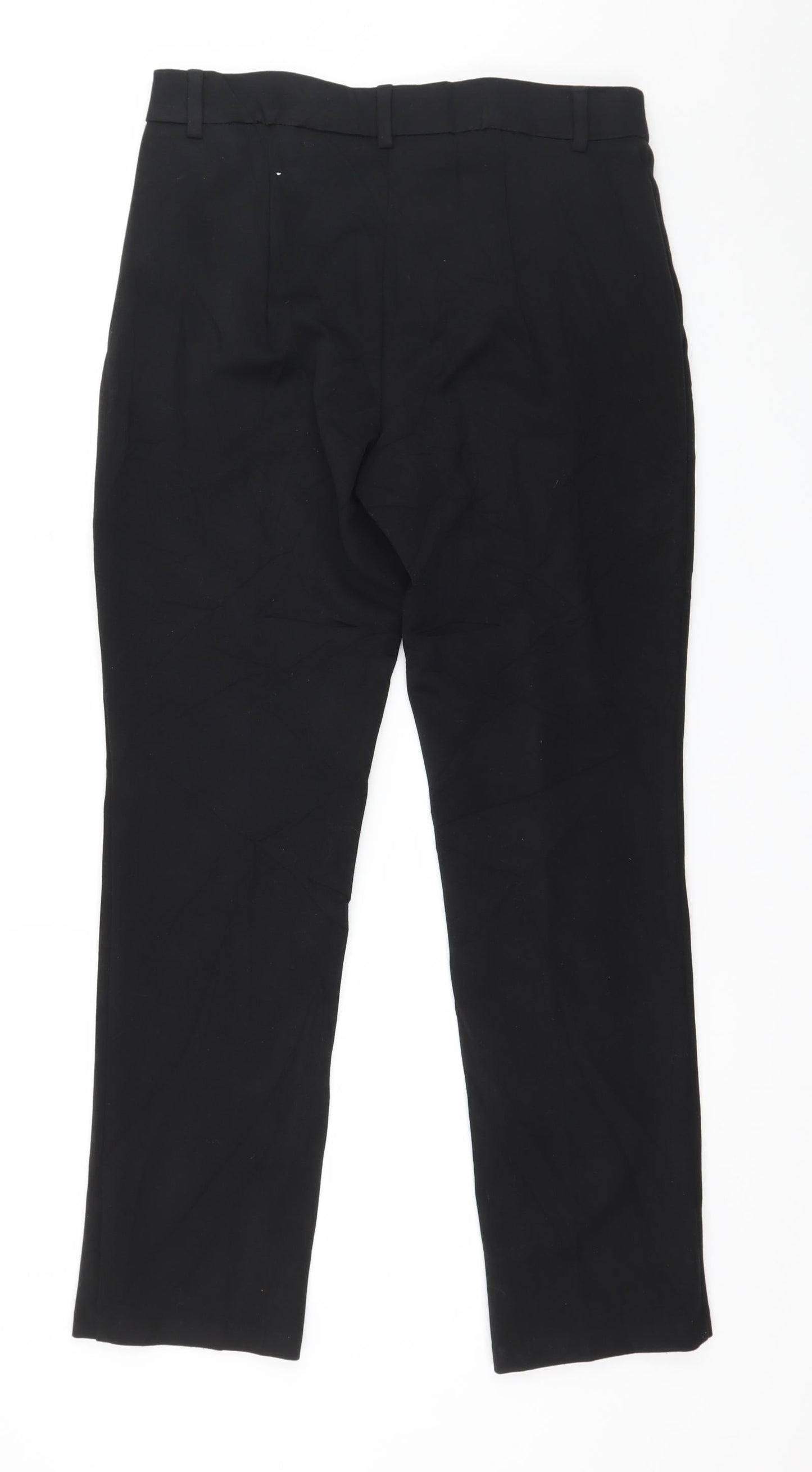 Marks and Spencer Womens Black   Trousers  Size 10 L28 in